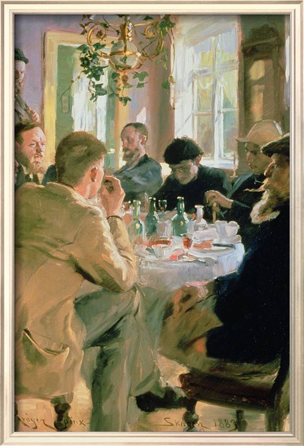 Lunchtime, 1883 - Peder Severin Kroyer Painting On Canvas